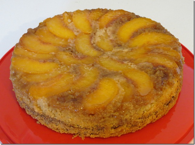 Peach Upside Down Cake--TWD 9-2-12