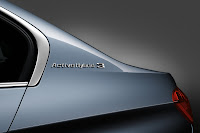 BMW ActiveHybrid 3: Signet on the C-pillar (10/2011)