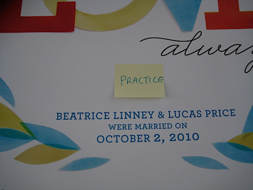 This is how we labeled our posters. The real one said 