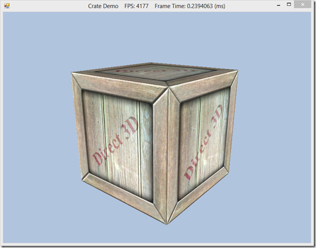 Texturing 101–Crate Demo