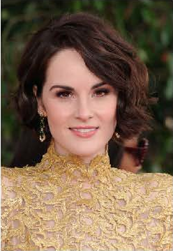 Michelle Dockery's look, by makeup artist Jordan B. Long, was far from Downton Abbey-esque. Apply the burgundy brown shadow of Chanel's Quadra Eyeshadow in Raffinement all over your lid, then brush Chanel Illusion D'Ombre Long Wear Luminous Eyeshadow in Apparence onto the center. Blend. Photo courtesy of Chanel. Michelle Dockery's look, by makeup artist Jordan B. Long, was far from Downton Abbey-esque. Apply the burgundy brown shadow of Chanel's Quadra Eyeshadow in Raffinement all over your lid, then brush Chanel Illusion D'Ombre Long Wear Luminous Eyeshadow in Apparence onto the center. Blend. Photo courtesy of Chanel.