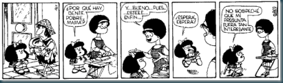 comic Mafalda y sus Aventuras pobre