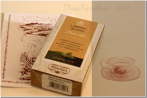 note and teabox with logo