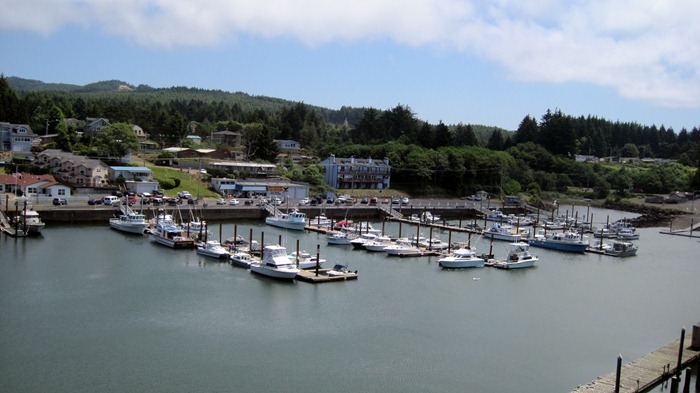 World's Smallest Harbor in Depoe Bay