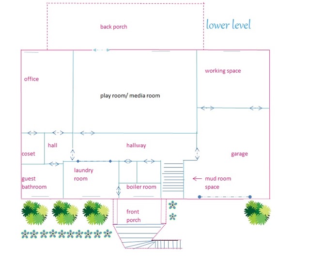 our home plans lower level