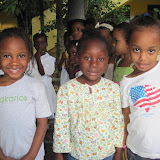 Katy, Estefani and Heidi had fun shirts for the day.