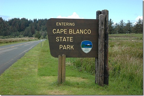 Cape Blanco Sign