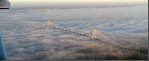 pont de Normandie nuages
