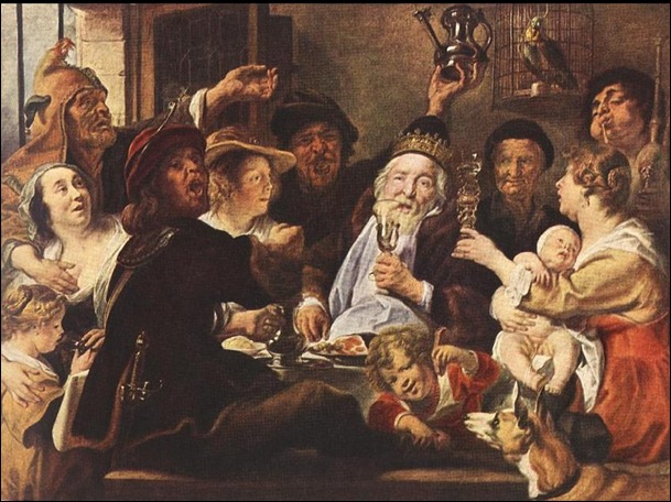 Jordaens, Le roi  haricot