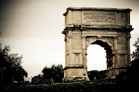 Arch of Titus, built in 81 A.D.