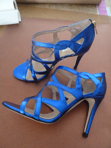 A bold blue pair by L.K. Bennett... How rad would these be for your 