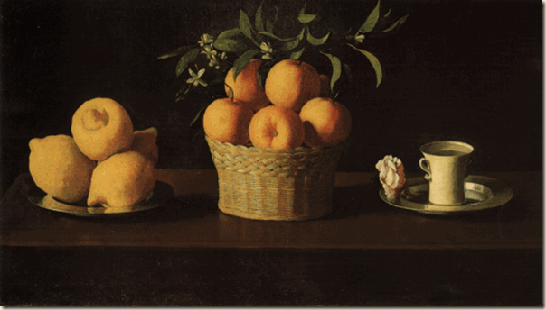 Francesco Zurbaran, Nature morte aux oranges