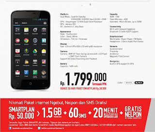 Spesifikasi Andromax T