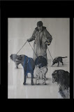 Lia - 68 x 87 cm - potlood op papier (Serie 'Karakteristieke Hiekers')