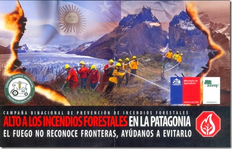 Panfleto Prevenção de incêndios Patagônia Panfleto Prevenção de incêndios Patagônia