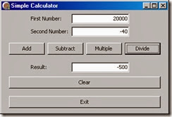 Simple Calculator Delphi