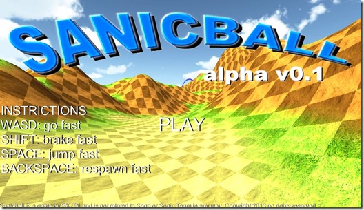 Sanicball freeware unity game