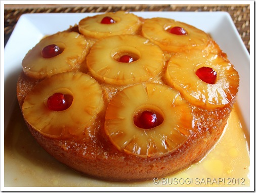 Upside Down Pineapple Cake Recipe