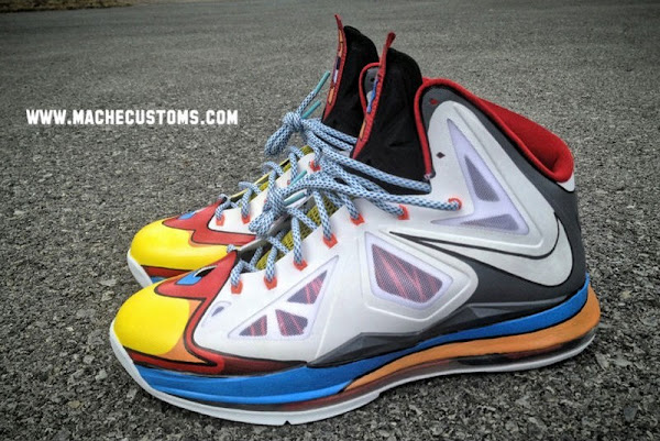 New Nike LeBron X 8220Stewie8221 Custom Designed by Mache