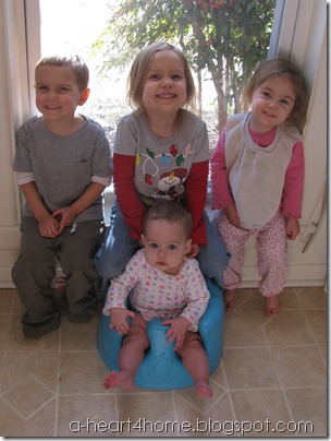 all four kids