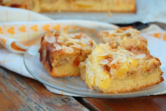 Nektarinen-Mandel-Kuchen