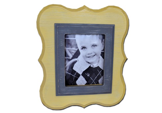 Yellow Scallop Frame Yellow Scallop Frame