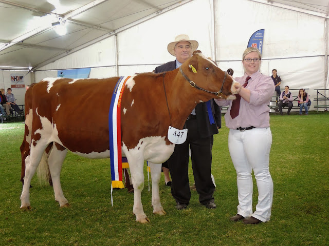 Judge Anthony Norman with Emily Miegel and her Juvenile Champion Miegily Duchess..jpg