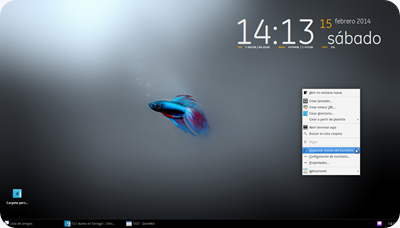 el desktop con xfce7