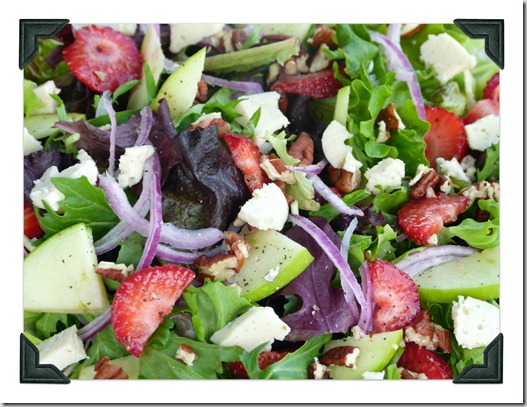 upclose staw salad