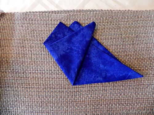 fold left corner up fold left corner up