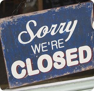 Closed Sign