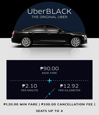 Uber Black Manila Philippines Fare Rates Pricing Uber Black Manila Philippines Fare Rates Pricing