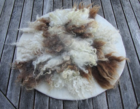 Sitzfellchen Naturfarben