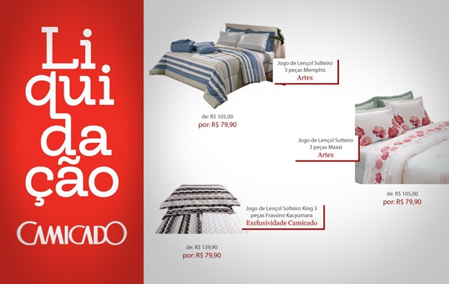 Camicado Liquidacao Inverno ofertas