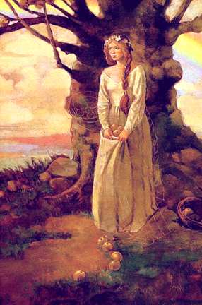 Idunna And Her Apple Tree, Asatru Gods And Heroes