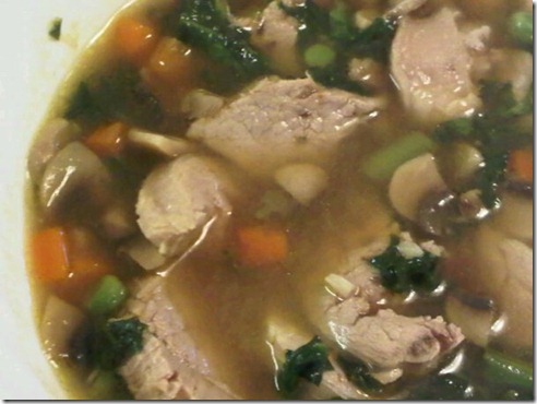thai pork curry soup