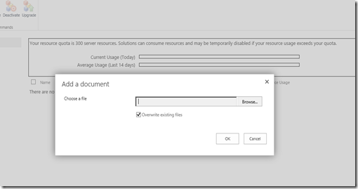 sharepoint solutions gallery