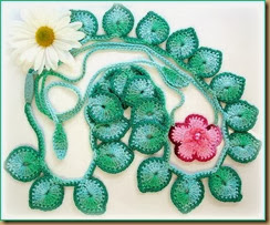 crochet flower eight