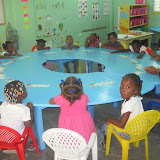 PreK 3 in their circle!