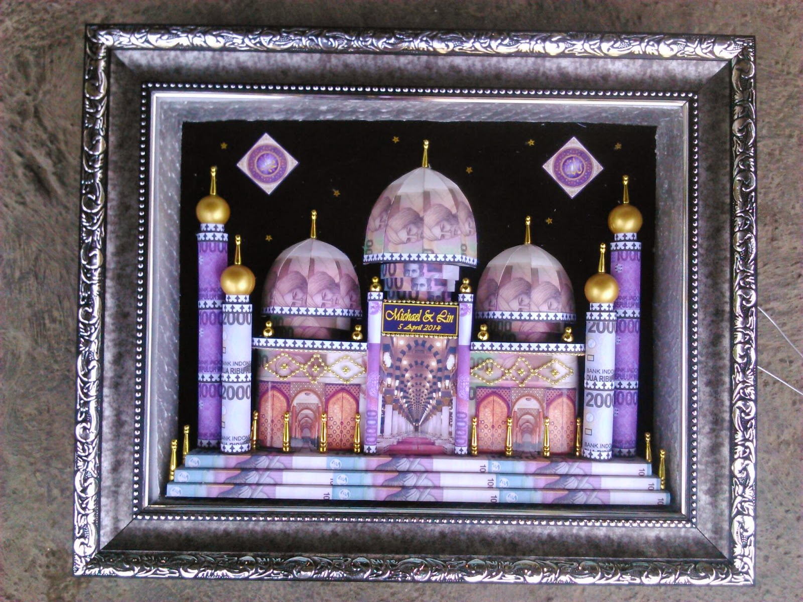 Desain Mahar Masjid | mahar uang by muhibbin creation mahar uang masjid 3d di Desain Mahar Masjid | mahar uang by muhibbin creation mahar uang masjid 3d di