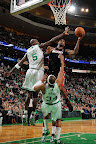 lebron james nba 130127 mia at bos 17 Closer Look at Nike LeBron X Black Suede PE by Nike Sportswear