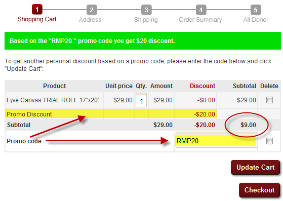 Save $20 off Breathing Color Purchases with the ronmartblog.com Promo Code
