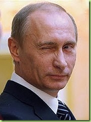 Putin winks