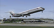 Delta DC-9-30 rockets off runway 18R at Tampa International