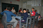 Meeting the students in a one room schoolhouse, Vista Alegre, Peru
