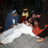 Jesús en una de sus caidas