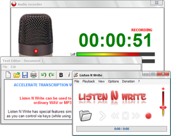 Listen and Write – Transcribe Softwre