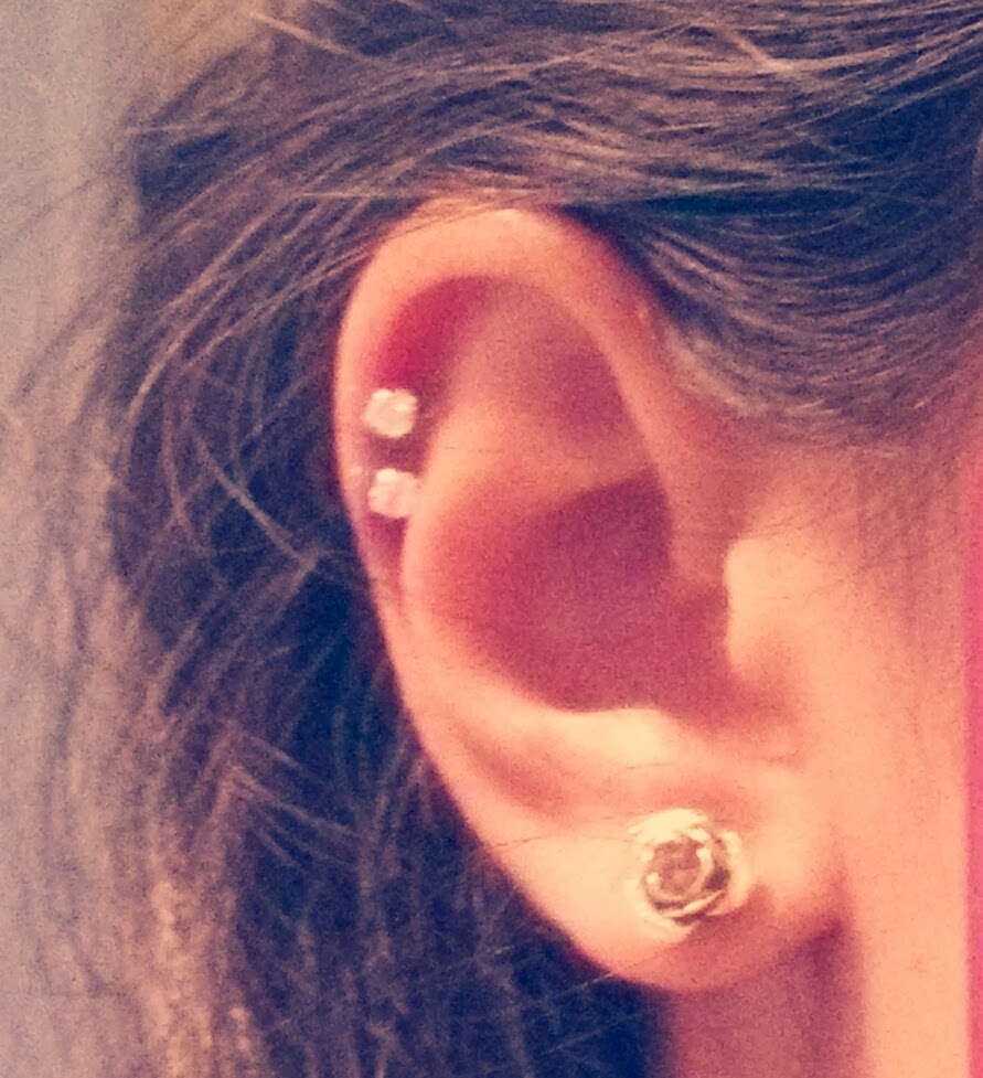 EAR CARTILAGE PIERCING ear cartilage piercing: