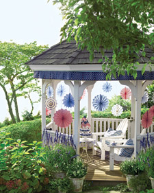 Stars and Stripes Gazebo Trim