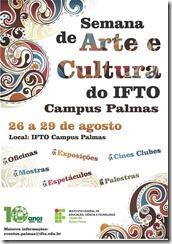 semana de arte e cultura - IFTO